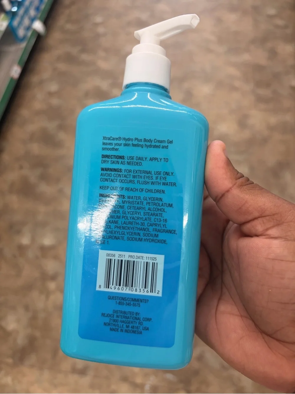 Hydro Plus Body Cream Gel — Blue